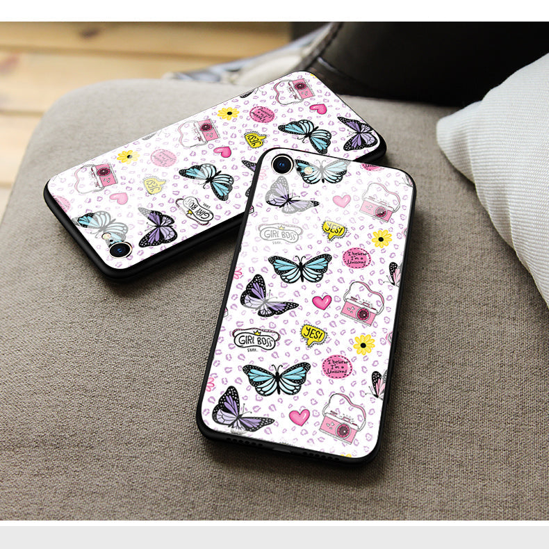 iPhone 16 Pro Max - Vanilla Dream Series - HQ Ultra Shine Premium Infinity Glass Soft Silicon Shockproof Case