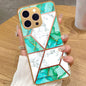 iPhone 15 Pro Max - O'Nation Shades of Marble Series - HQ Premium Shine Durable Golden Electroplate Case