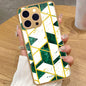 iPhone 15 Pro Max - O'Nation Shades of Marble Series - HQ Premium Shine Durable Golden Electroplate Case