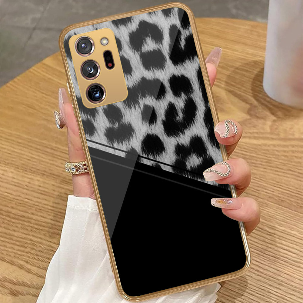 Samsung Galaxy Note 20 Ultra - Printed Skins Series - HQ Premium Shine Durable Golden Electroplate Case