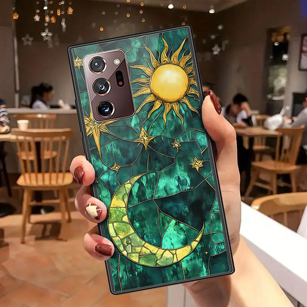Samsung Galaxy Note 20 Ultra Cover - Celestial Starry Universe Series - HQ Ultra Shine Premium Infinity Glass Soft Silicon Borders Case
