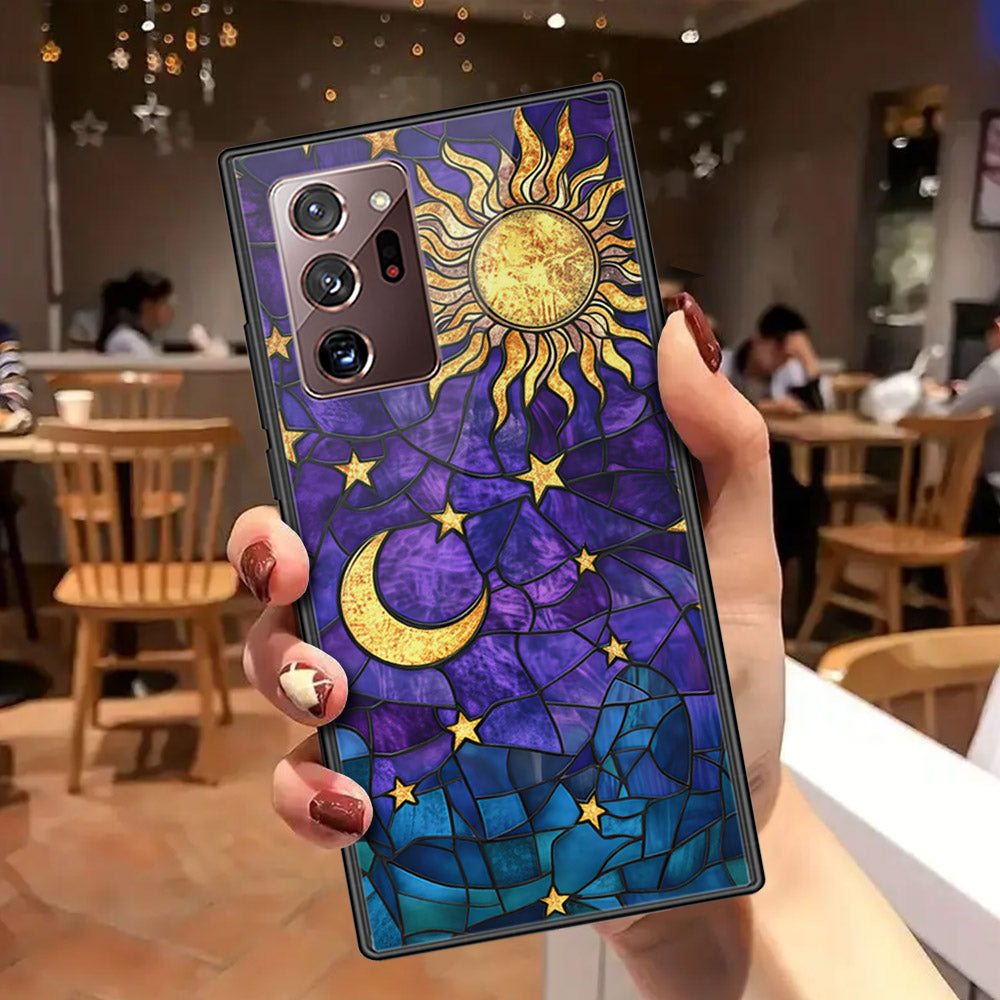 Samsung Galaxy Note 20 Ultra Cover - Celestial Starry Universe Series - HQ Ultra Shine Premium Infinity Glass Soft Silicon Borders Case
