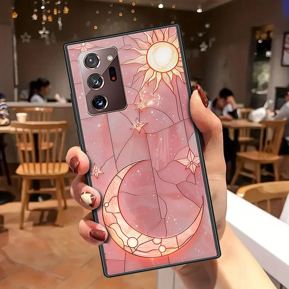 Samsung Galaxy Note 20 Ultra Cover - Celestial Starry Universe Series - HQ Ultra Shine Premium Infinity Glass Soft Silicon Borders Case