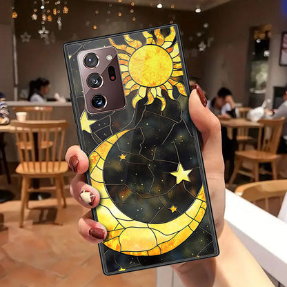 Samsung Galaxy Note 20 Ultra Cover - Celestial Starry Universe Series - HQ Ultra Shine Premium Infinity Glass Soft Silicon Borders Case